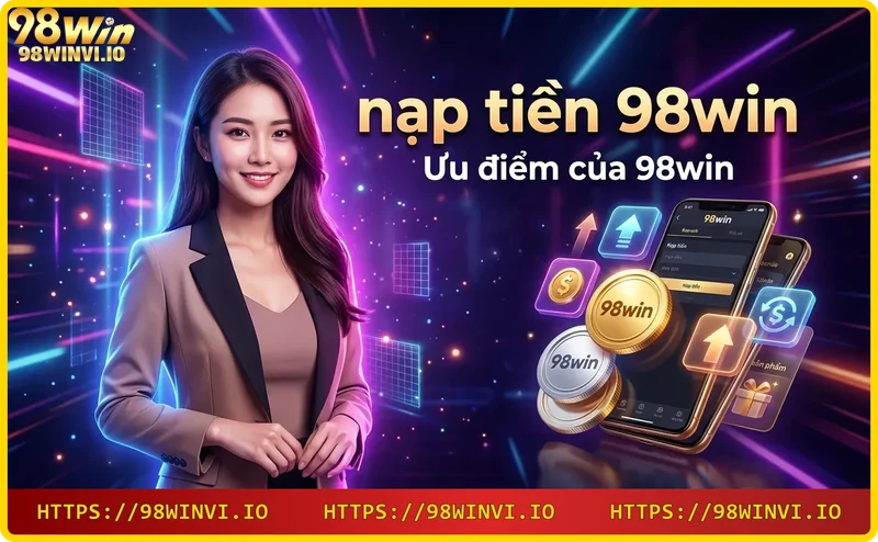 Ưu điểm nạp tiền 98win tiện lợi