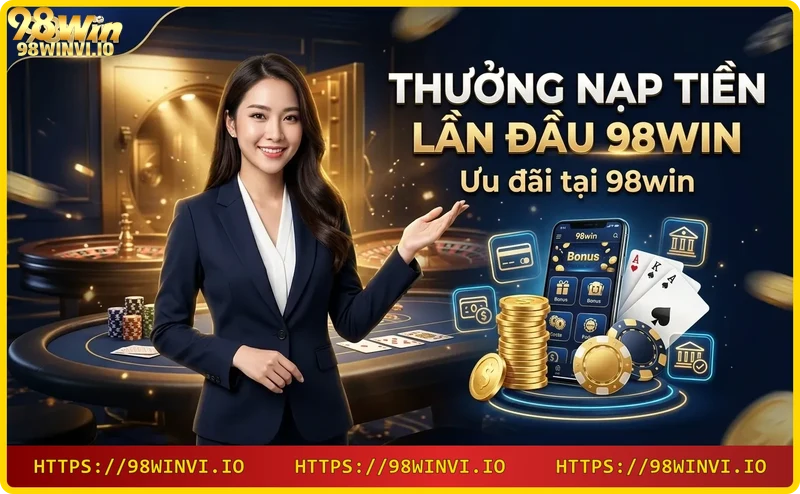 Chương trình khuyến mãi nạp tiền lần đầu 98WIN với hộp quà vàng rực rỡ Chương trình khuyến mãi nạp tiền lần đầu 98WIN với hộp quà vàng rực rỡ
