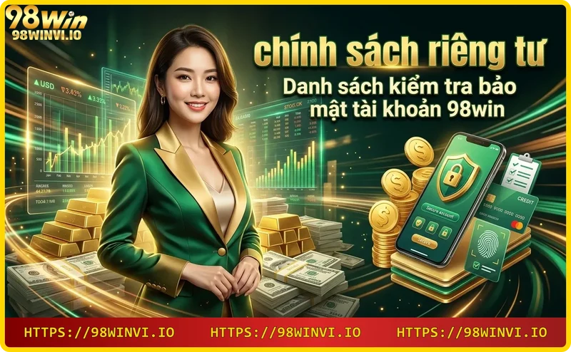 Danh sách kiểm tra bảo mật tài khoản 98win