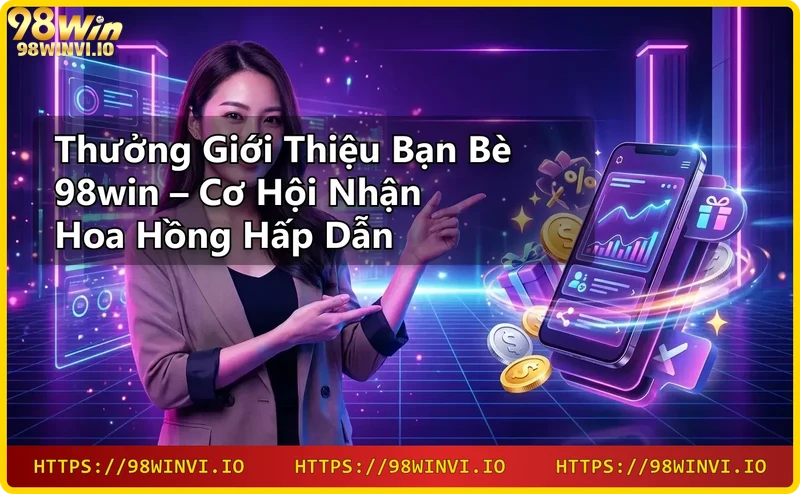 Thưởng Giới Thiệu Bạn Bè 98win Thưởng Giới Thiệu Bạn Bè 98win