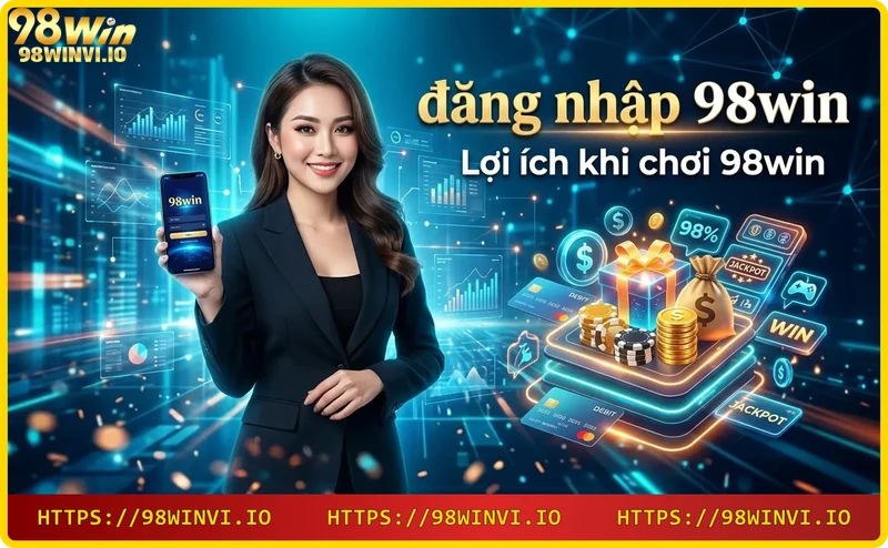 Đăng nhập 98win - Lợi ích khi chơi 98win: thưởng lớn, công bằng, hỗ trợ 24/7