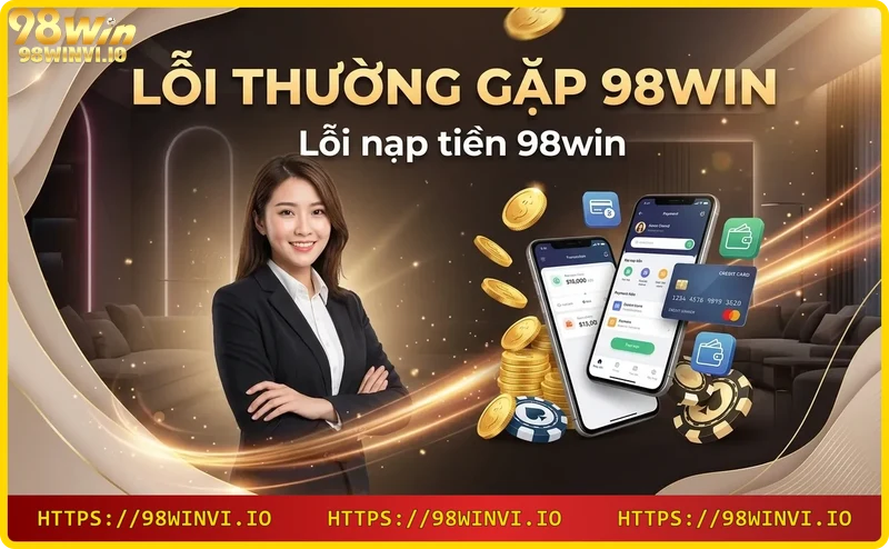 Thẻ tín dụng bị từ chối, lỗi nạp tiền 98win Thẻ tín dụng bị từ chối, lỗi nạp tiền 98win