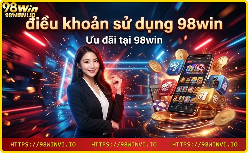 Ưu đãi tại 98win - Điều khoản sử dụng nhận thưởng